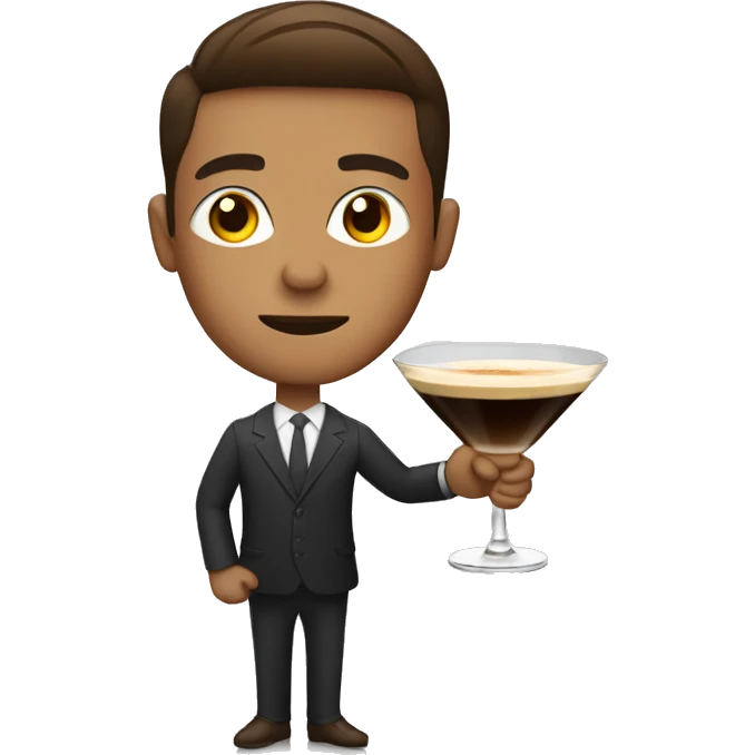 holding espresso martini emoji