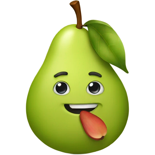 Pocket with a pear emoji
