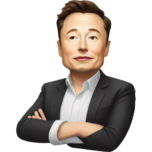 Elon Musk qui dort emoji
