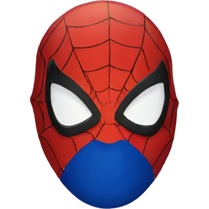 spiderman mask emoji