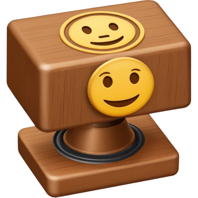 make me a STAMPER emoji with the browserbase logo 🅱️ – emoji inside of it emoji