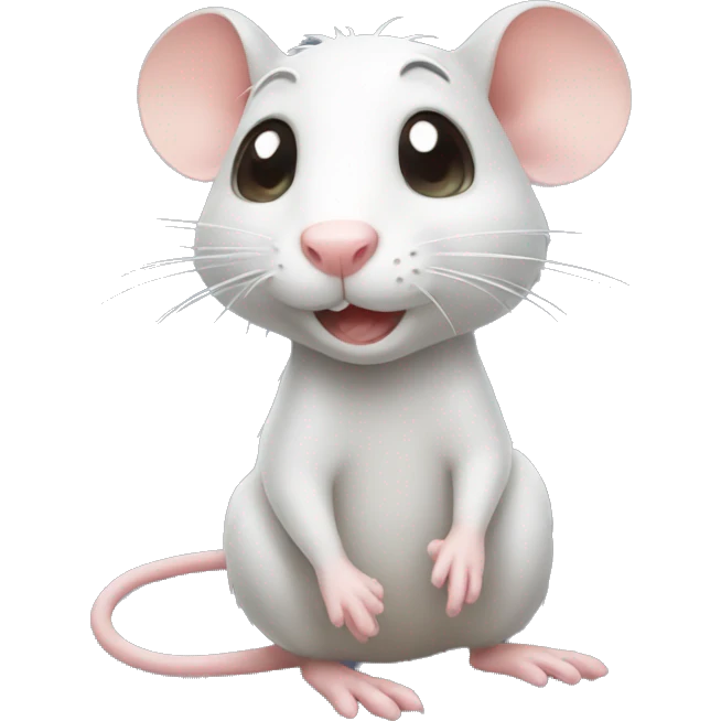 Cute rat emoji