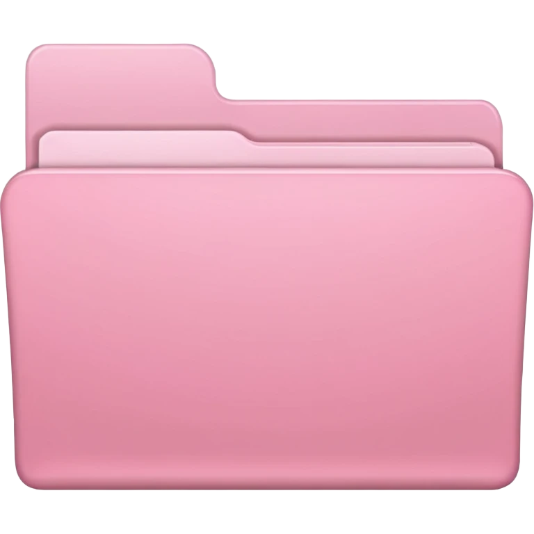 simple mix pink folder emoji