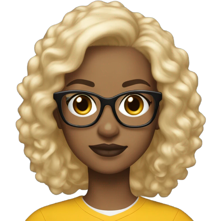steelers nfl girl blonde light brown light glasses emoji