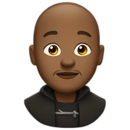 luther as monk emoji