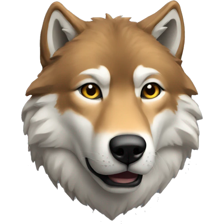 Manned wolf emoji