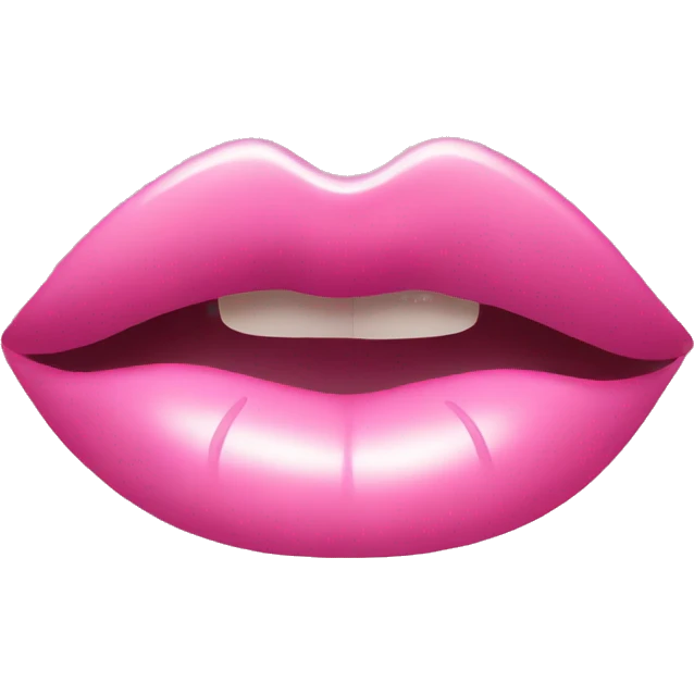 Pink lipgloss  emoji
