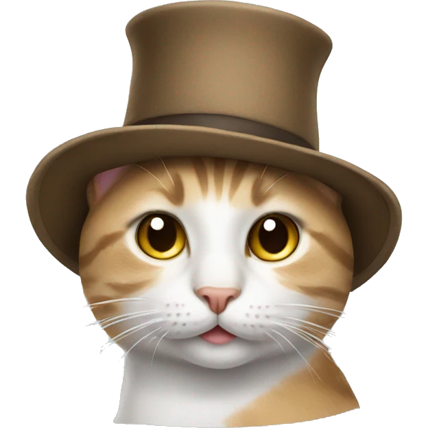 cat with a hat emoji