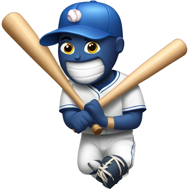 baseball and baseball bat emoji