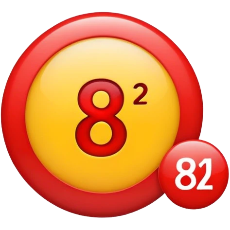 Circular emoji with number 812 written on it emoji