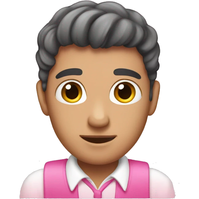 the word perfect pink themed emoji