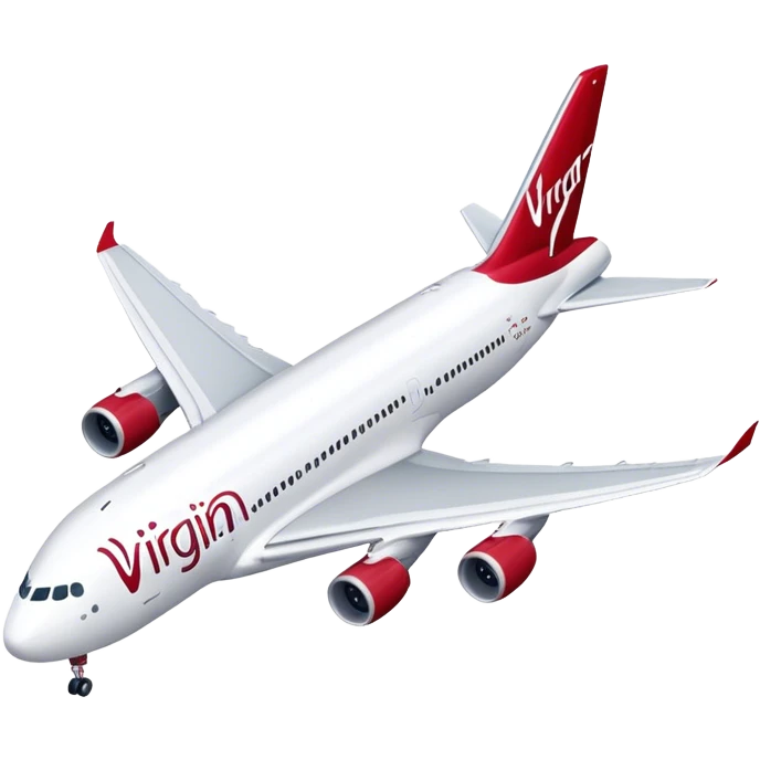 Virgin Atlantic plane emoji