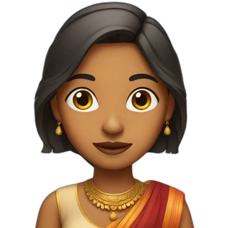 indian woman emoji
