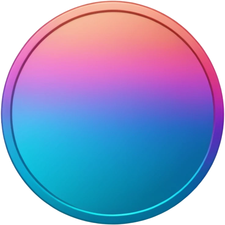 
coin color in in gradient of turquoise, blue, pink, purple, and coral
Rotate coin 125 degree   emoji