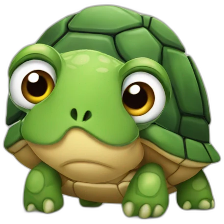 confused turtle emoji