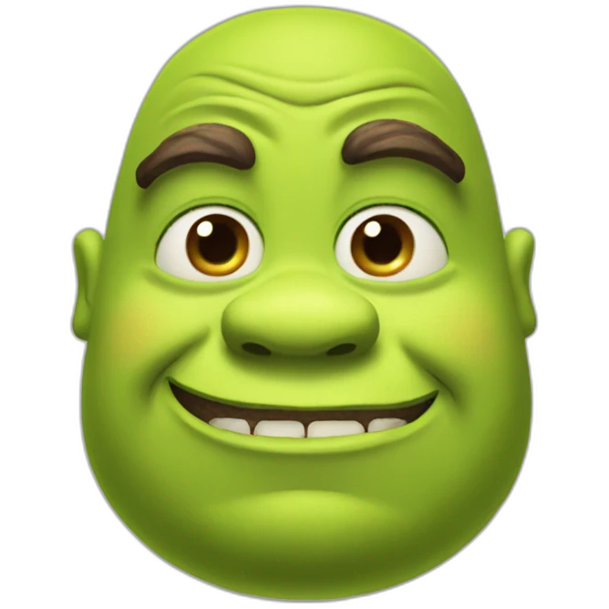 shrek with mustaches emoji