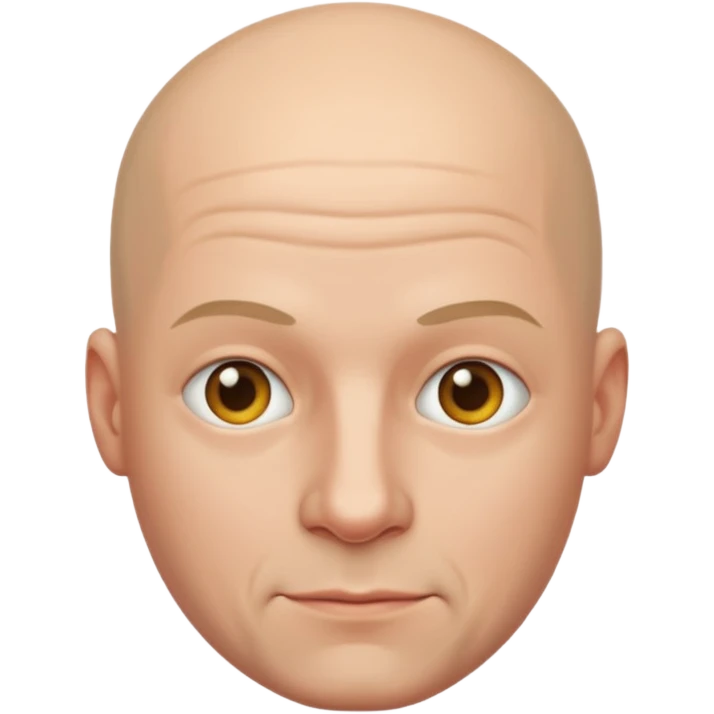 bald man emoji