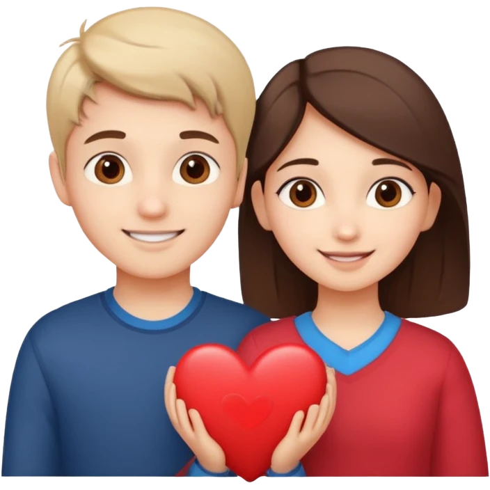 Cute Boy And Cute Girl Standing Love  Add Heart Heart Name Khushbu  emoji