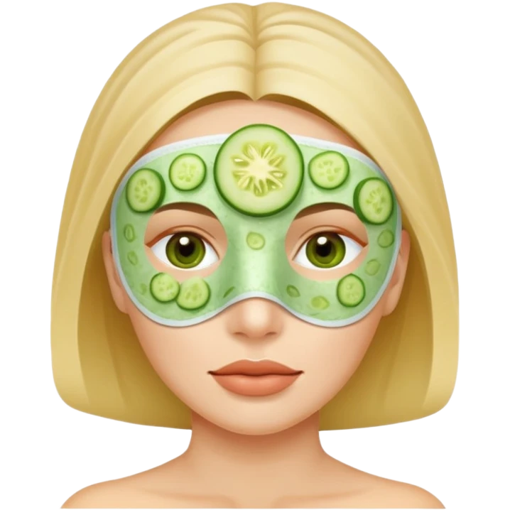 women beauty facial mask emoji