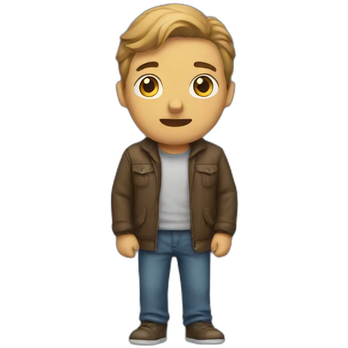 Man wait emoji