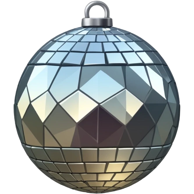 metallic mirrorball emoji