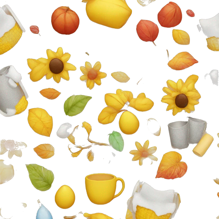 spring winter summer autumn in one emoji emoji