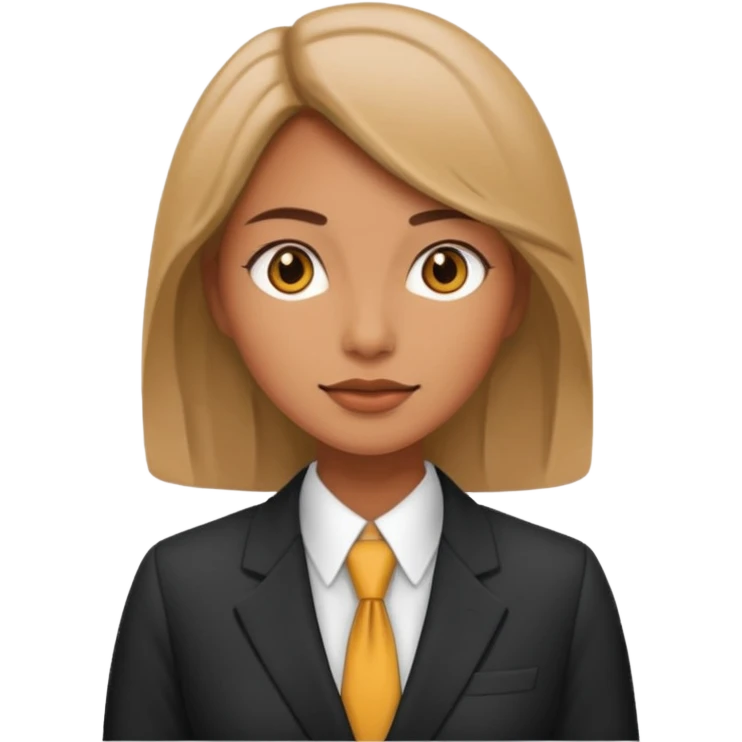 woman with suit emoji