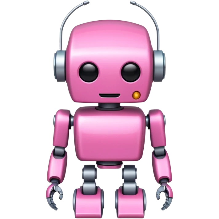 pink robot  emoji