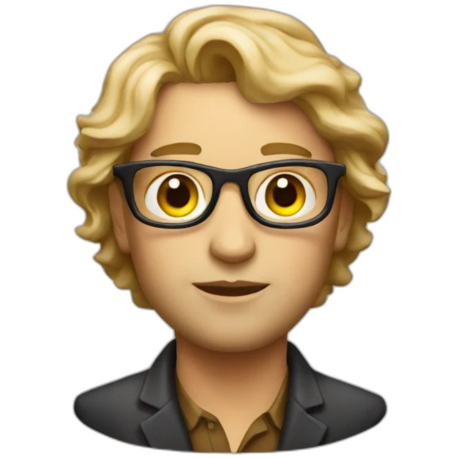modern art curator emoji