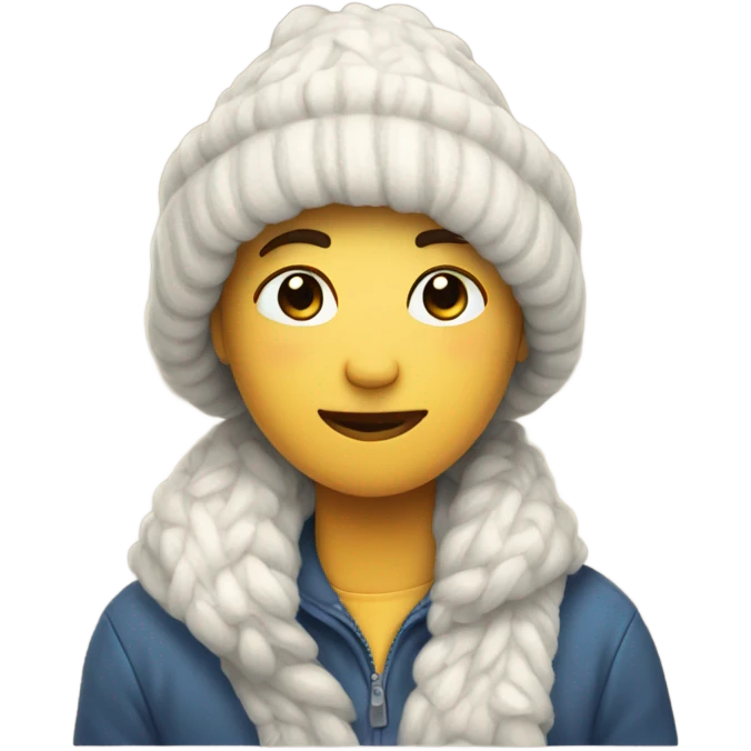 Winter cozy emoji