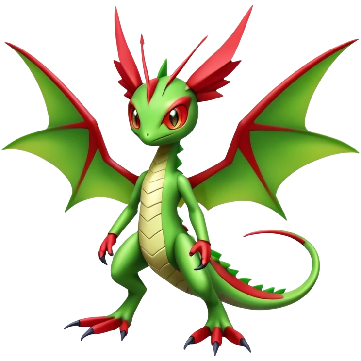  Cool cute Edgy Shiny Futuristic Ethereal Legendary Scizor-Flygon-Digimon-hybrid full body emoji