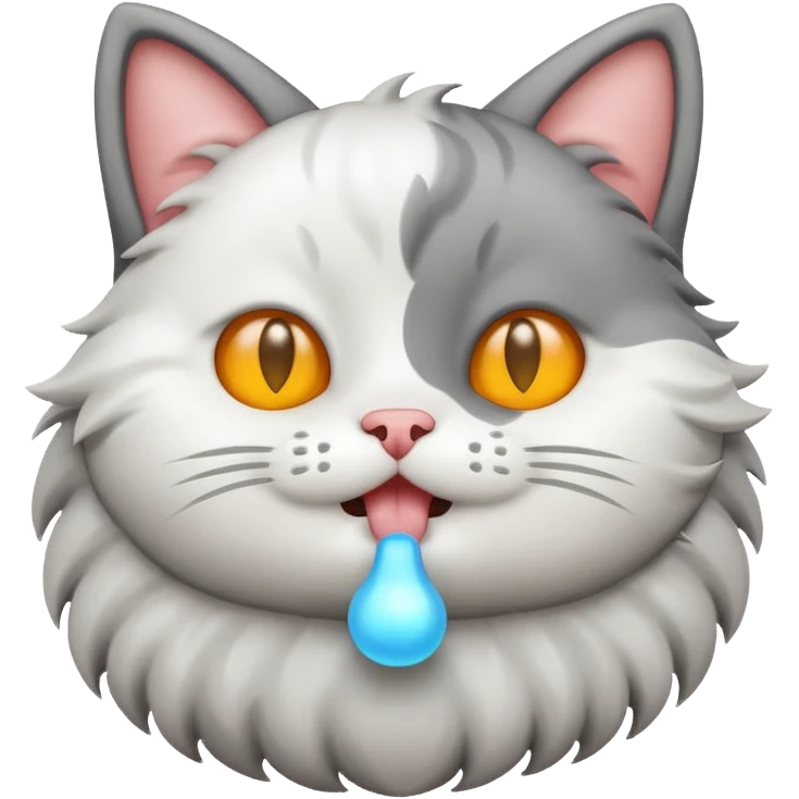 A cat farting  emoji