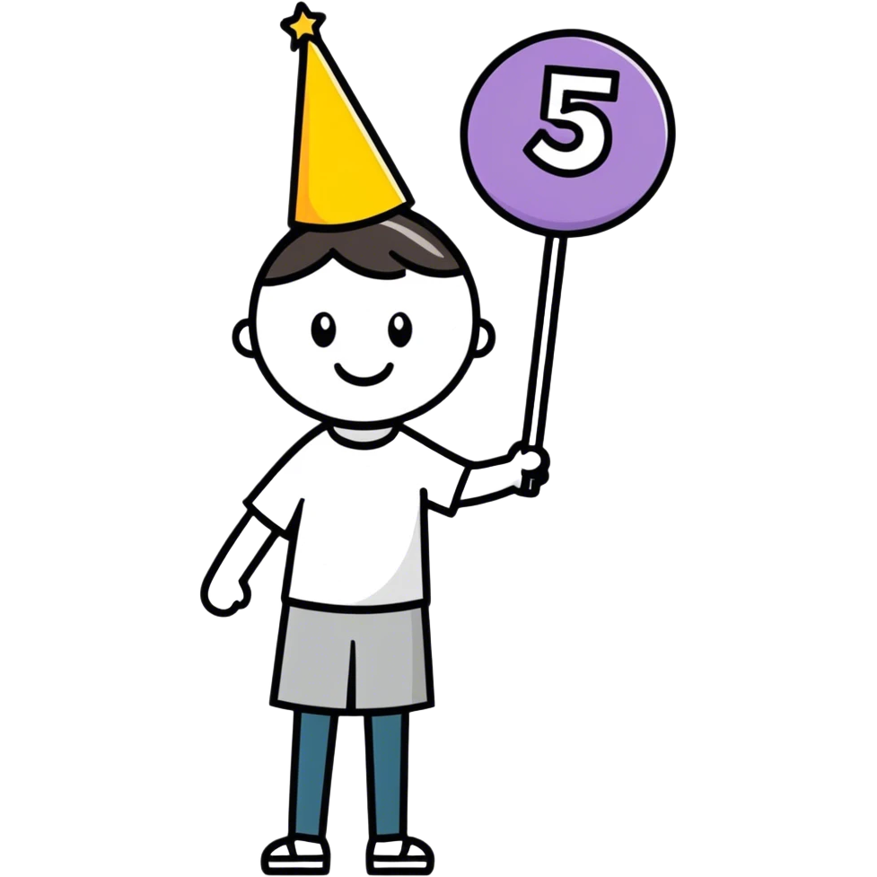 Birthday sign for Dakota emoji