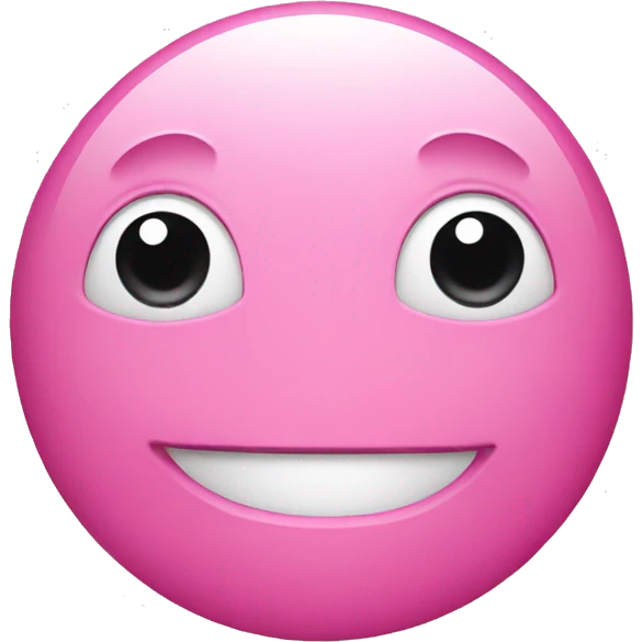 Pink smiley emoji emoji