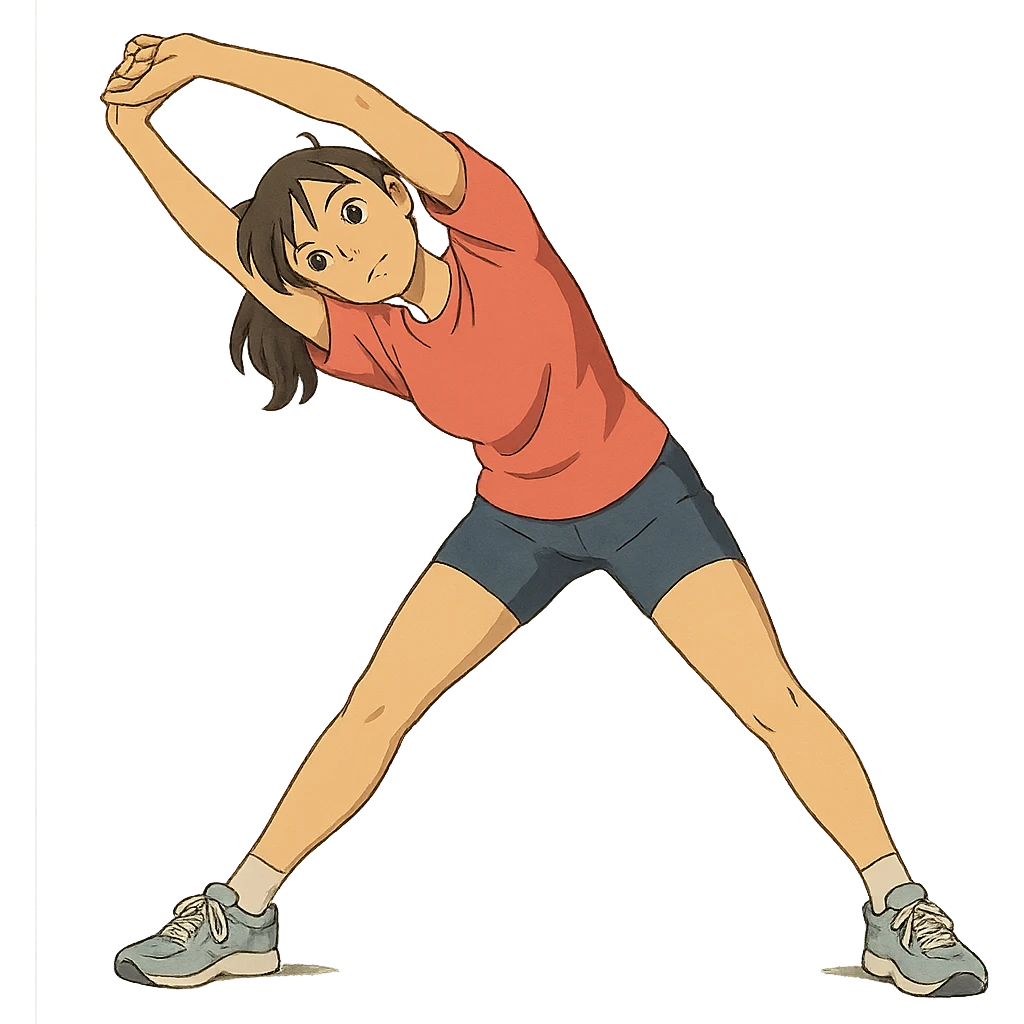 person stretching before a workout emoji