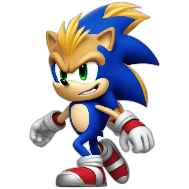 Sonic the edgehog emoji