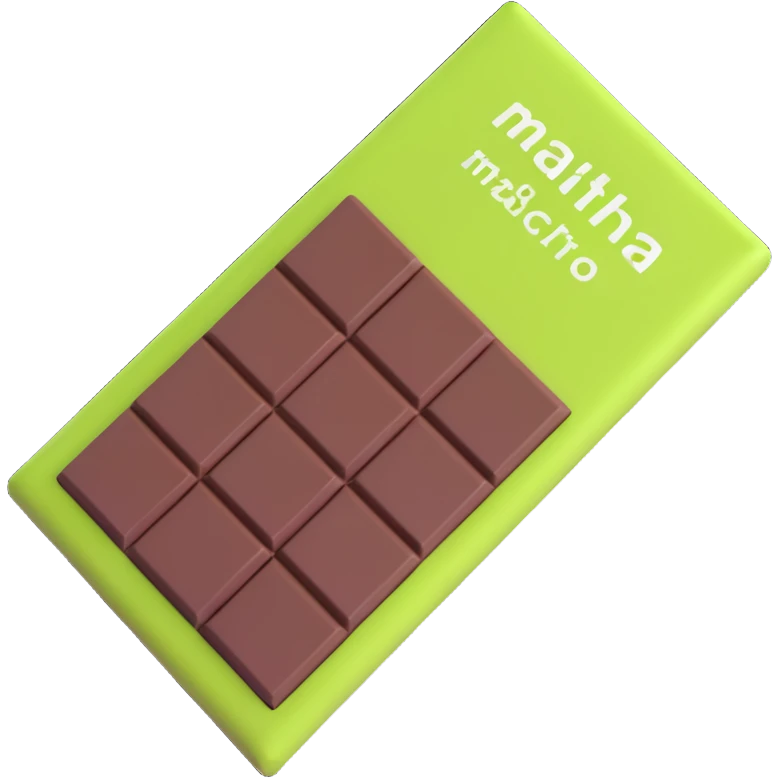 matcha chocolate bar emoji