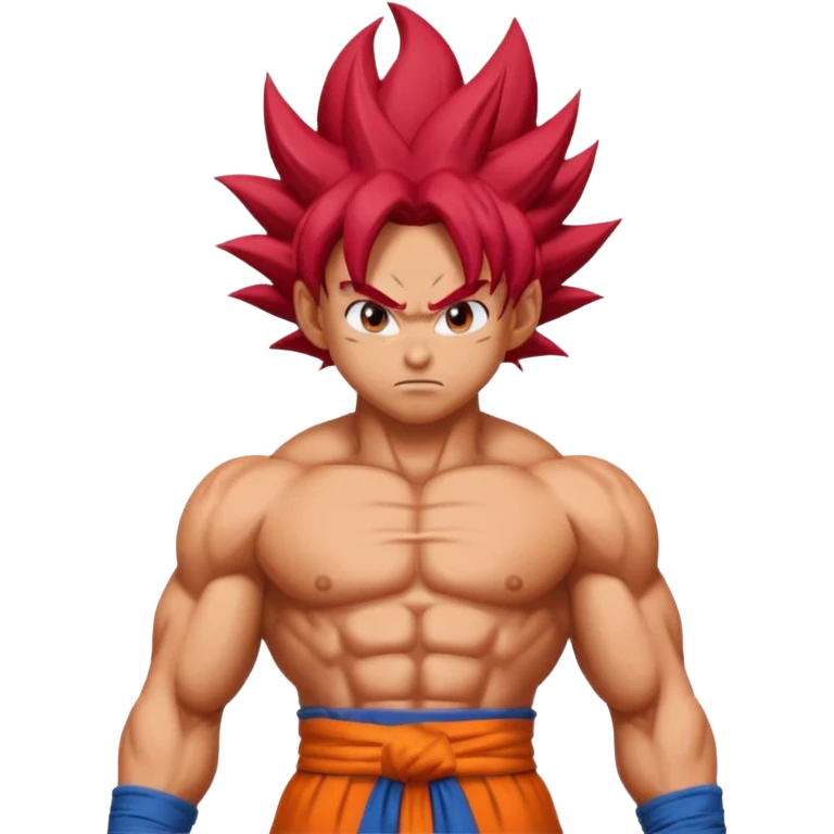 Goku super saiyan god emoji