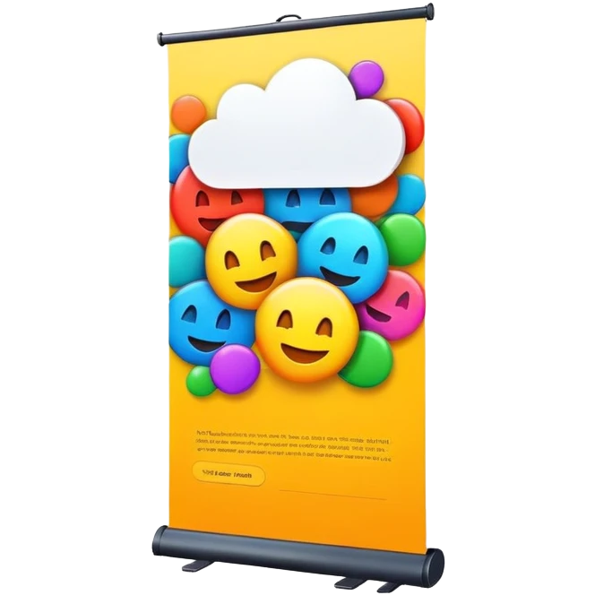 Pop up banner  emoji