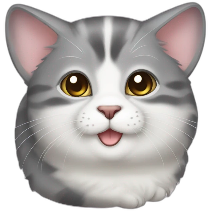 Chinchilla cat emoji