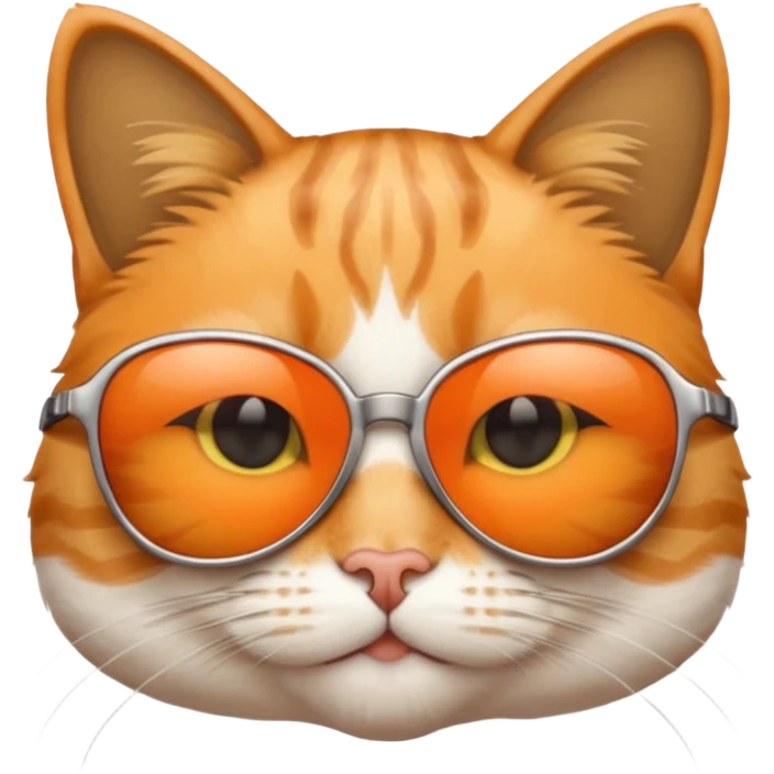 Cat wearing sunglasses emoji