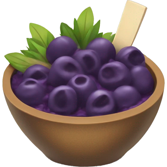acai bowl emoji