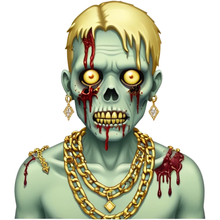 bling bling zombie emoji
