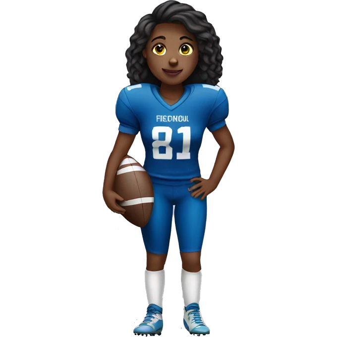 Football girl emoji