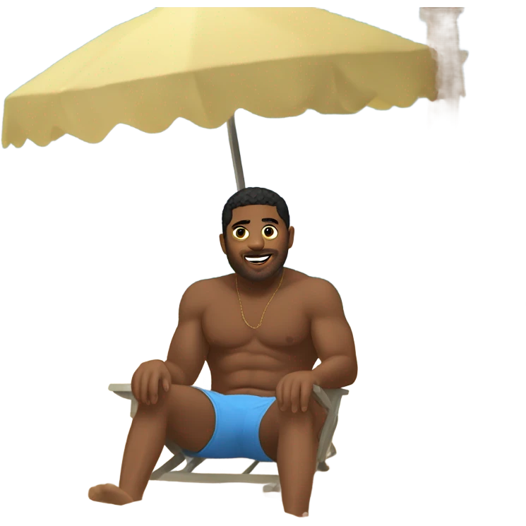 Braxton at the the beach emoji