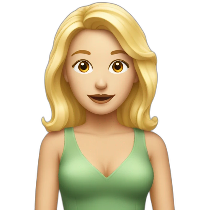Blonde sur un canapé  emoji