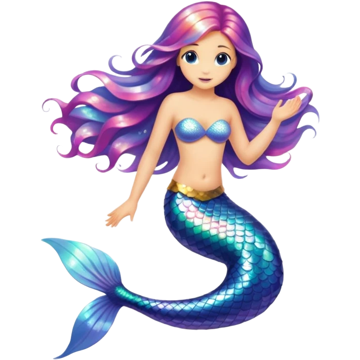 Mermaid vibes emoji emoji