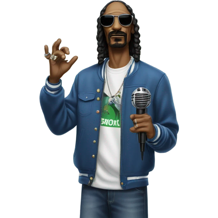 Snoop dogg microphone drop emoji