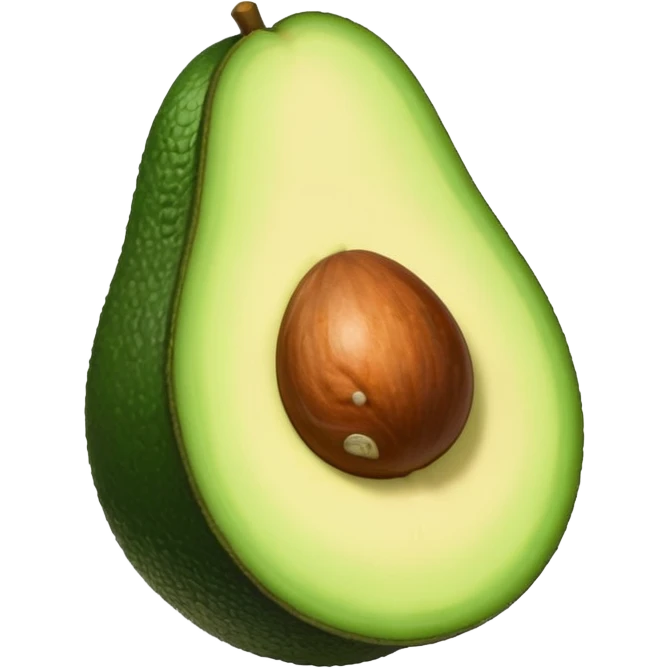 ToonyHalf Avocado emoji