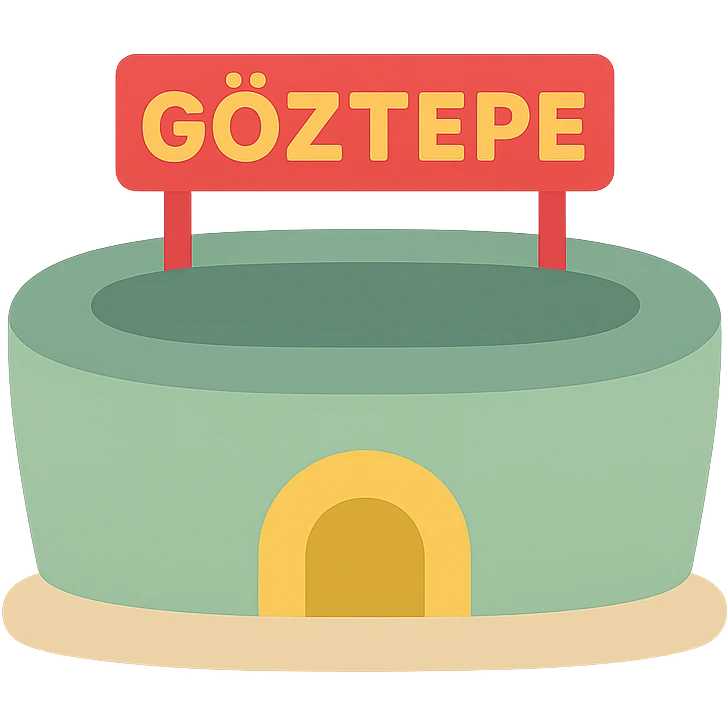 Göztepe, color icon, flat design, clear silhouette emoji
